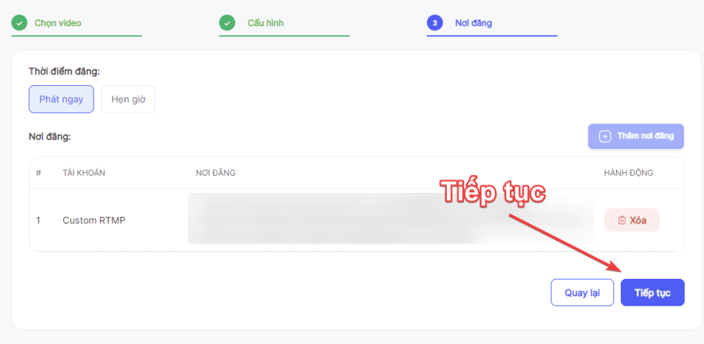 Tiếp tục đăng