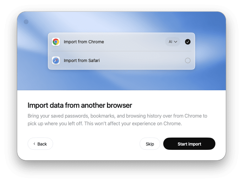 Đồng bộ dữ liệu cũ với trình duyệt atlas