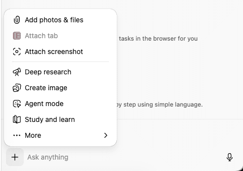 Cách dùng tính năng Agent mode trên trình duyệt Atlas