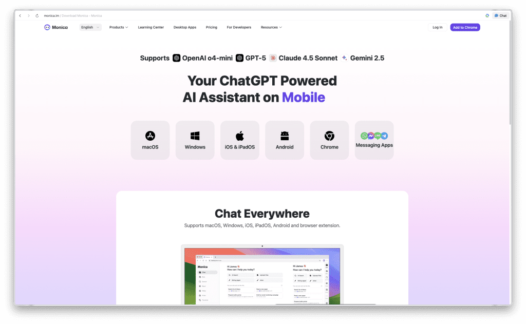 4.1. Cài Monica AI trên Windows (10, 11, và mới hơn)